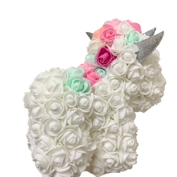 Rose Unicorn - White - Image 3